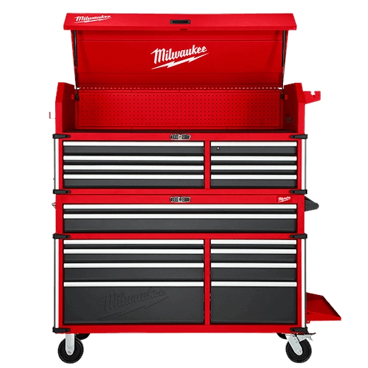 Milwaukee 56 in. 18-Drawer Tool Chest and Cabinet Combo with Electronic Keypad Lock