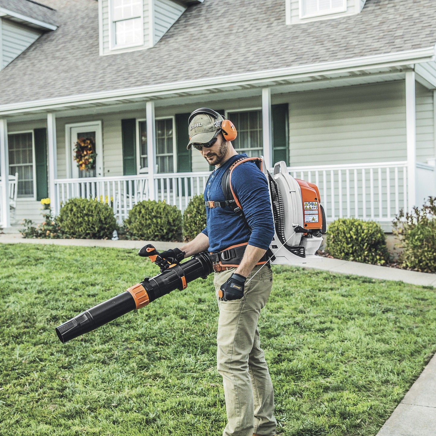 Stihl Gas-Powered Backpack Blower, 79.9cc, 4.4 HP, 912 CFM