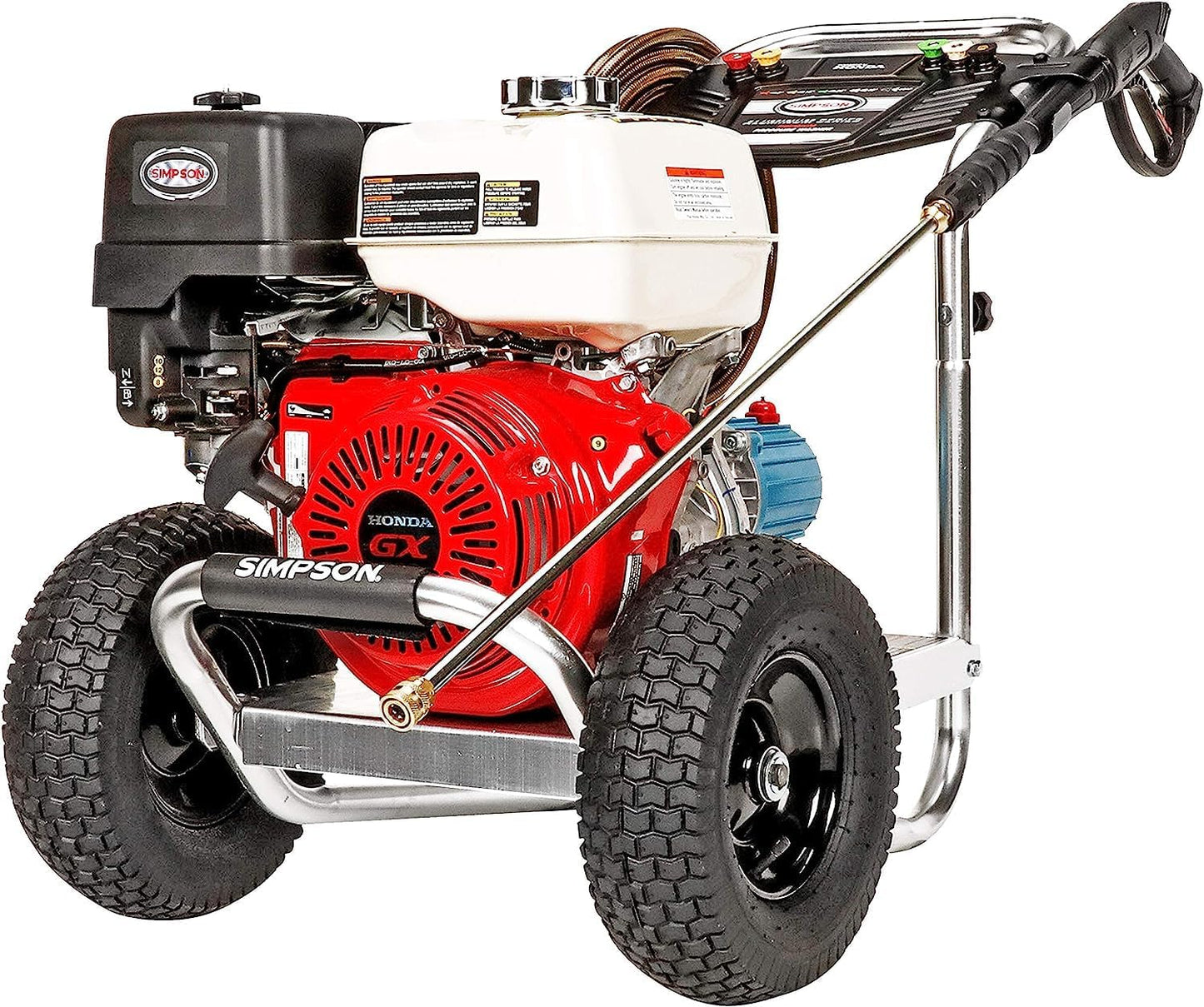 SIMPSON 4,200 PSI 4.0 GPM Gas Cold Water PowerShot Pressure Washer with Industrial Triplex Pump, Honda GX390 Engine