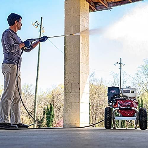 SIMPSON 4,200 PSI 4.0 GPM Gas Cold Water PowerShot Pressure Washer with Industrial Triplex Pump, Honda GX390 Engine