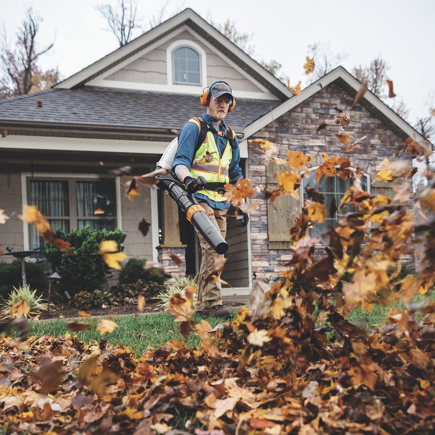 Stihl Gas-Powered Backpack Blower, 79.9cc, 4.4 HP, 912 CFM