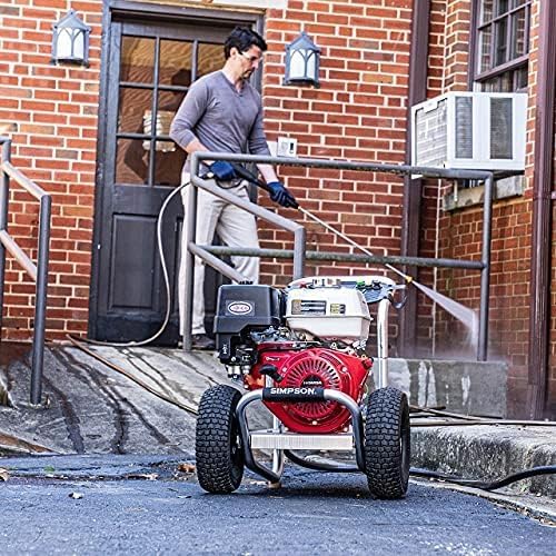 SIMPSON 4,200 PSI 4.0 GPM Gas Cold Water PowerShot Pressure Washer with Industrial Triplex Pump, Honda GX390 Engine