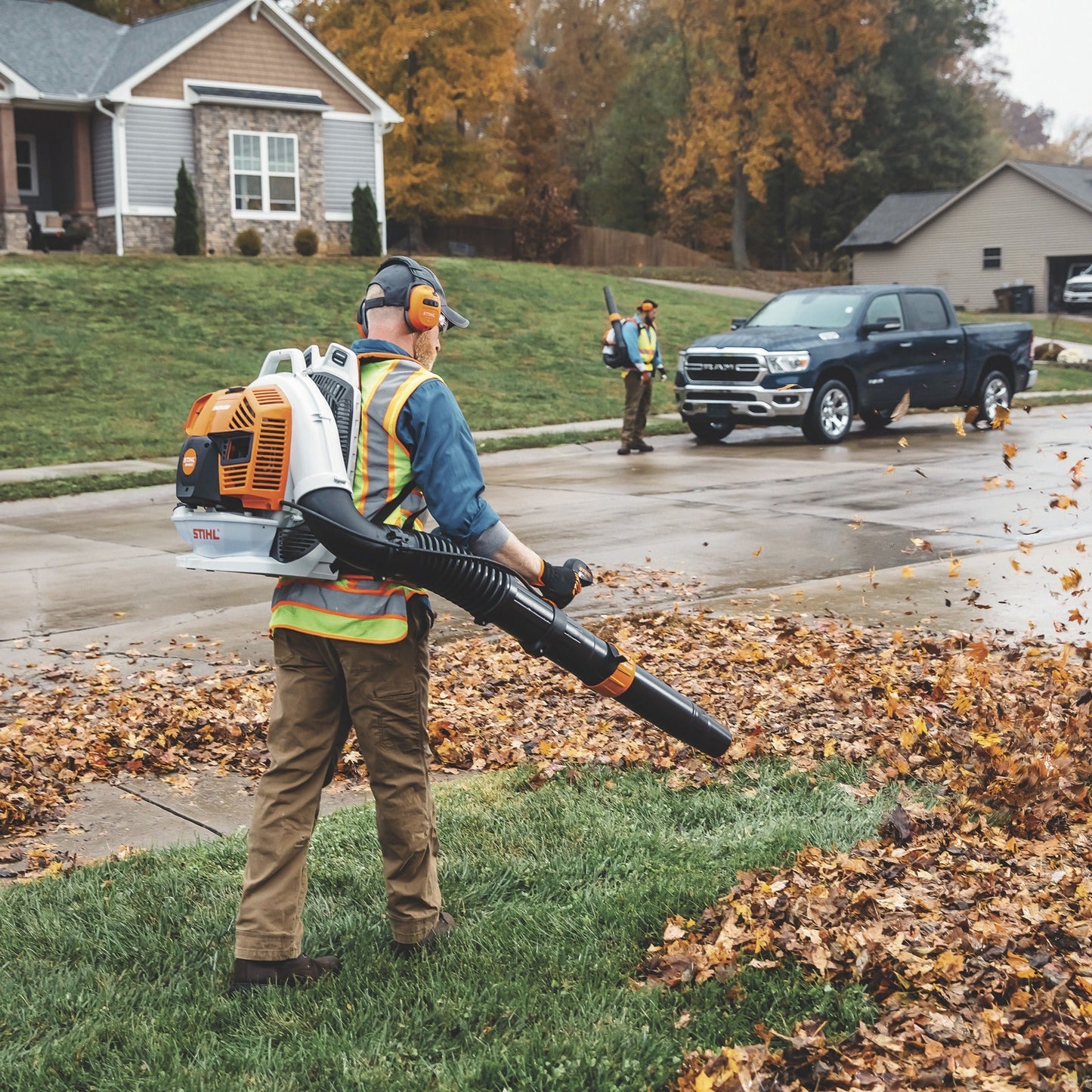 Stihl Gas-Powered Backpack Blower, 79.9cc, 4.4 HP, 912 CFM