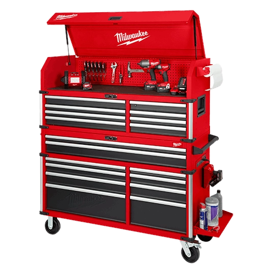 Milwaukee 56 in. 18-Drawer Tool Chest and Cabinet Combo with Electronic Keypad Lock