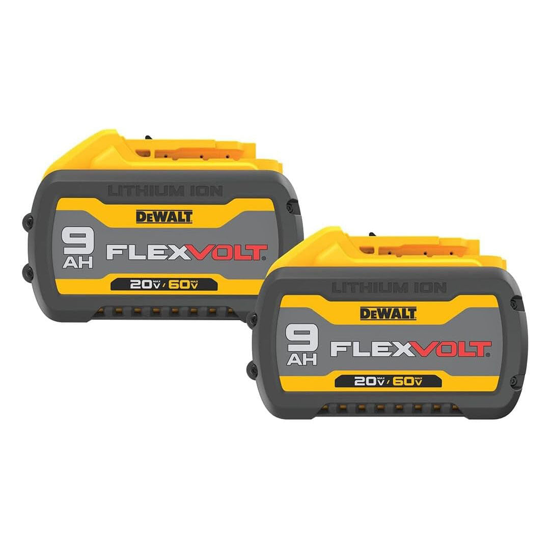 DEWALT FLEXVOLT 20V/60V MAX* Batteries, 9.0-Ah, 2-Pack (DCB609-2)