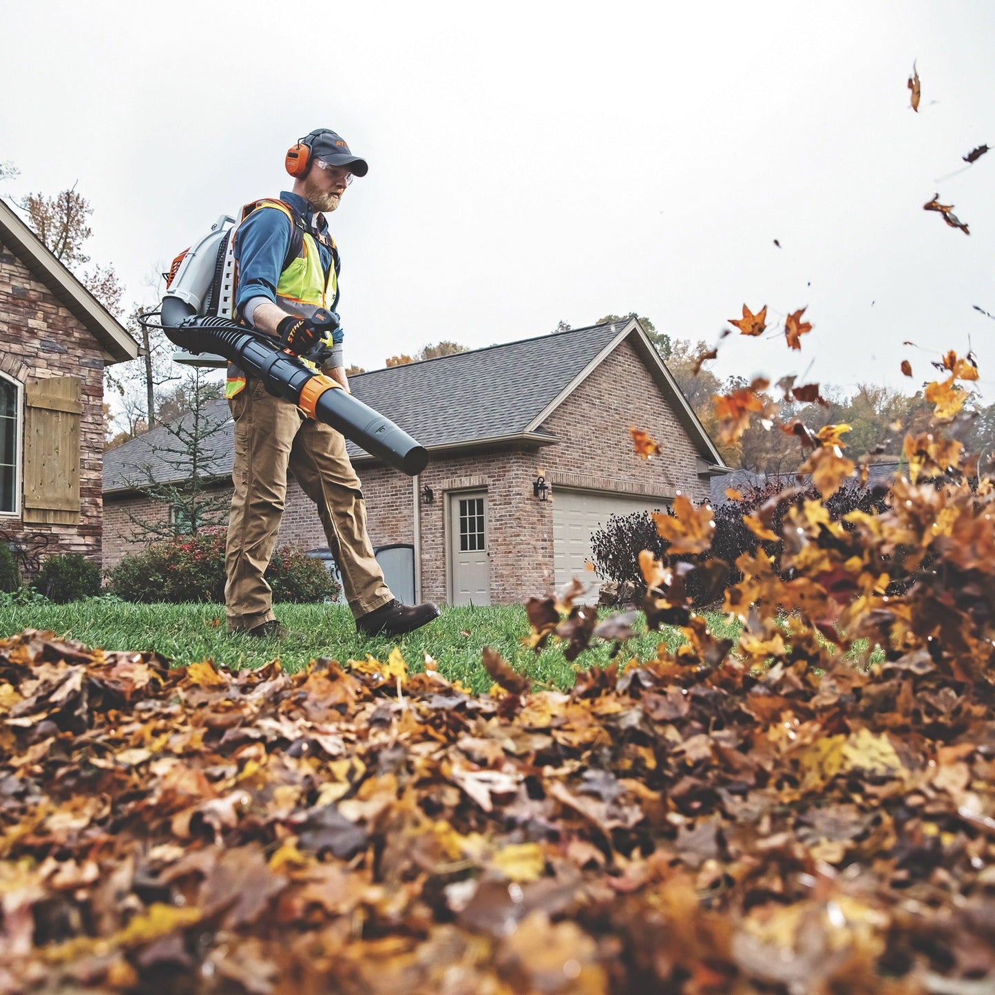Stihl Gas-Powered Backpack Blower, 79.9cc, 4.4 HP, 912 CFM