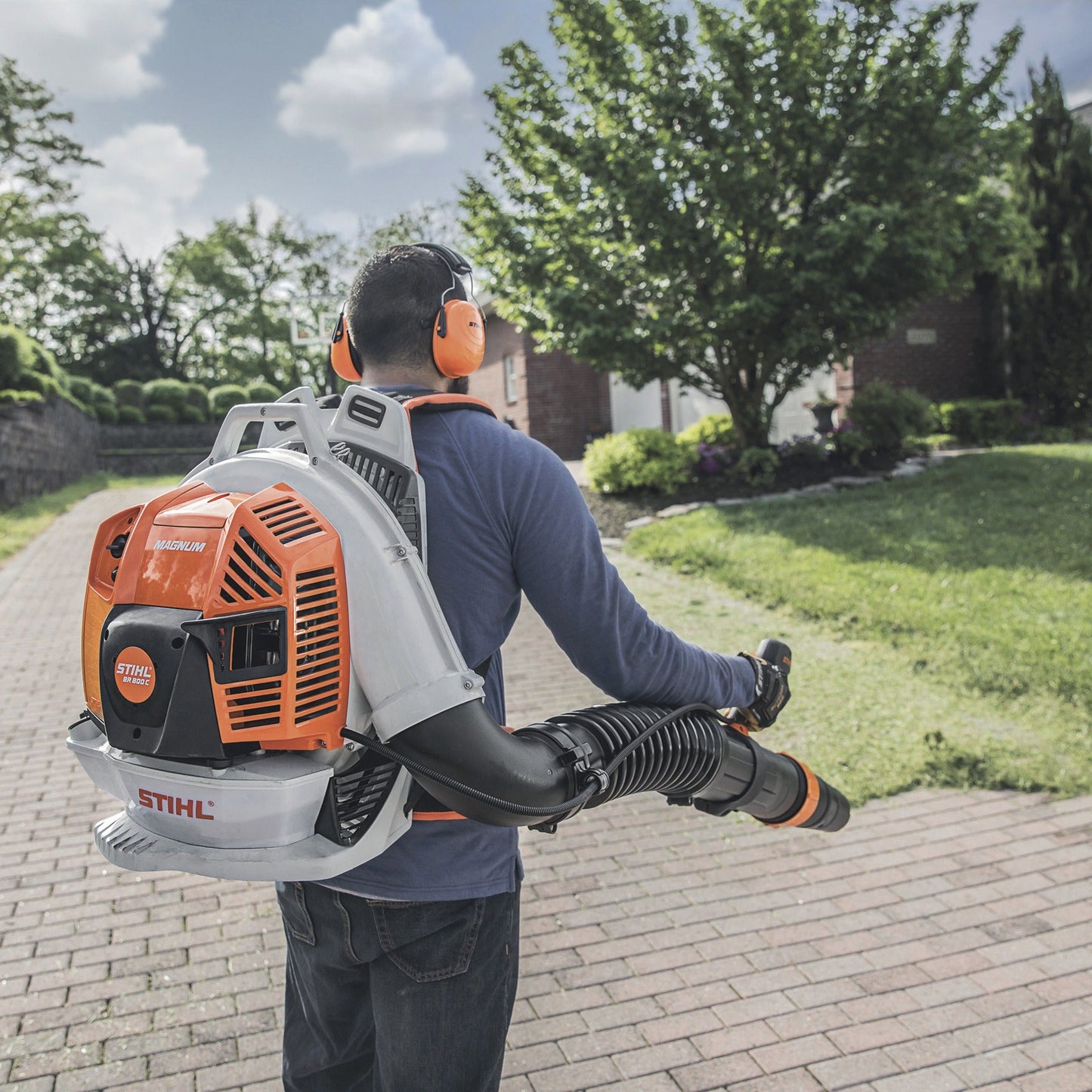Stihl Gas-Powered Backpack Blower, 79.9cc, 4.4 HP, 912 CFM